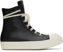 Load image into Gallery viewer, Rick Owens Black Full Grain High Sneakers
